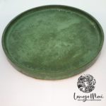 Grand plat vert malachite